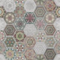 Csempe Gres Patchwork Hexagon Colour 60/60