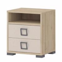 Éjjeliszekrény Kiki NS2-BK/KI-01 beech/sand