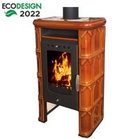 Kandallókályha Bergamo II goldbrown 7kw