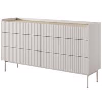 Komód Level C 153 6S beige/dub scandi