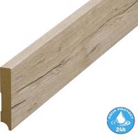 Padló lista MDF 2400x78x14mm Tölgy Paredo WR  57558