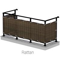 Terasz takaróponyva 75cm/600cm rattan wenge