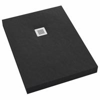 Zuhanytálca New Horizons Black Stone 80x140x12 3.3310/C/ST-M2